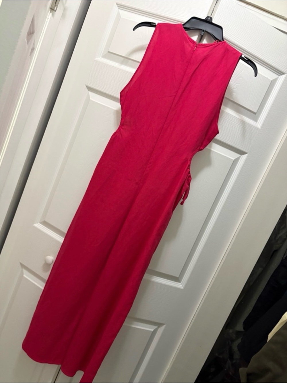 Zara Hot Pink ๐๐ Sleeveless Cutout Maxi Dress - Picture 3 of 4
